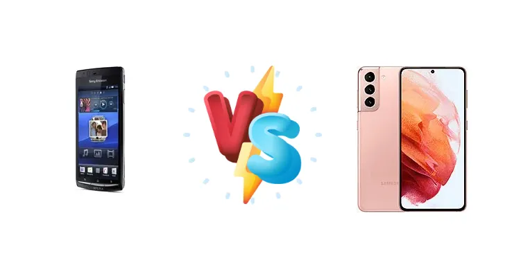 Sony Ericsson Xperia Arc vs Samsung Galaxy S21 5G