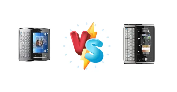 Sony Ericsson Xperia X10 mini pro vs Sony Ericsson Xperia X2