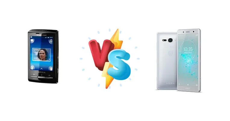 Sony Ericsson Xperia X10 mini vs Sony Xperia XZ2 Compact