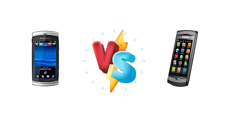 Sony Ericsson Vivaz vs Samsung S8500 Wave