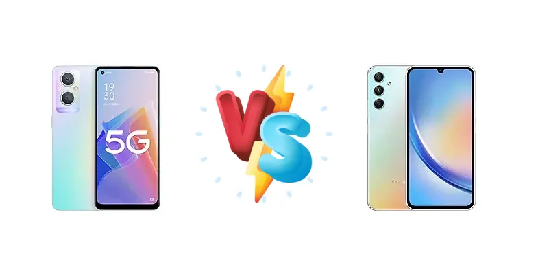Oppo A96 (China) vs Samsung Galaxy A34
