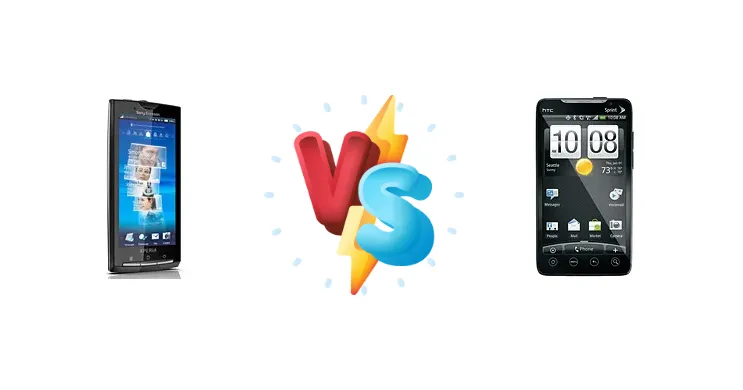 Sony Ericsson Xperia X10 vs HTC Evo 4G