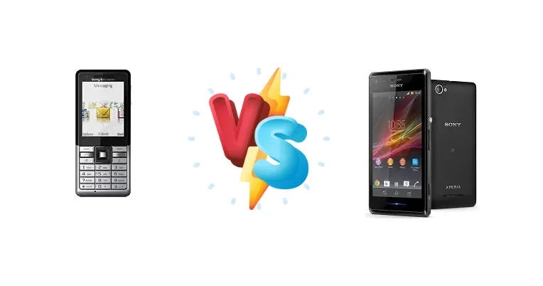Sony Ericsson J105 Naite vs Sony Xperia M