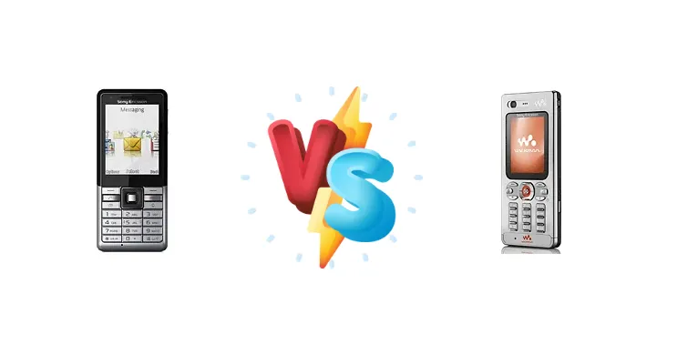 Sony Ericsson J105 Naite vs Sony Ericsson W880