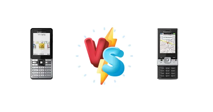 Sony Ericsson J105 Naite vs Sony Ericsson T715