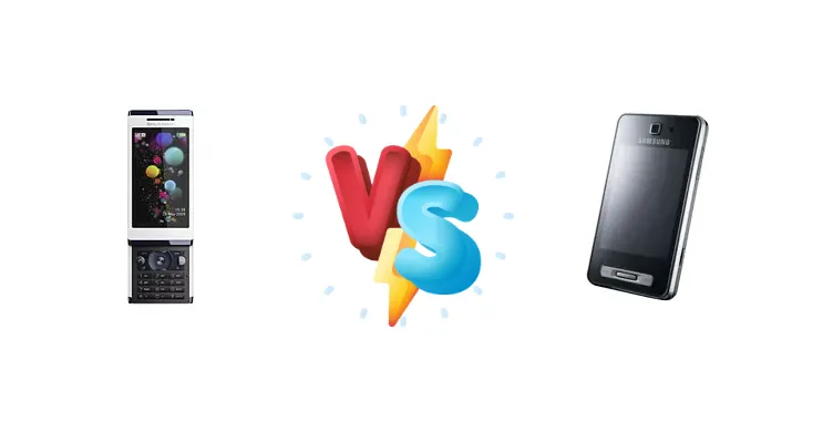 Sony Ericsson Aino vs Samsung F480