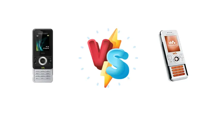 Sony Ericsson W205 vs Sony Ericsson W580