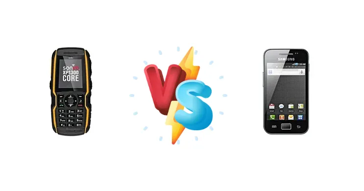Sonim XP1300 Core vs Samsung Galaxy Ace S5830