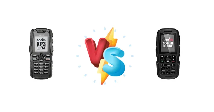 Sonim XP3.20 Quest Pro vs Sonim XP3300 Force