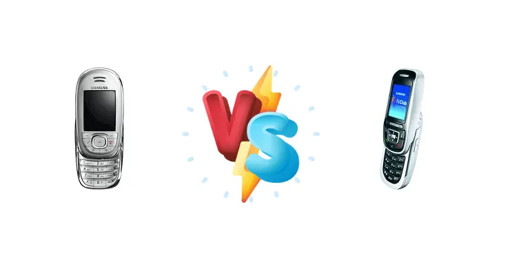 Siemens SL75 vs Samsung E350