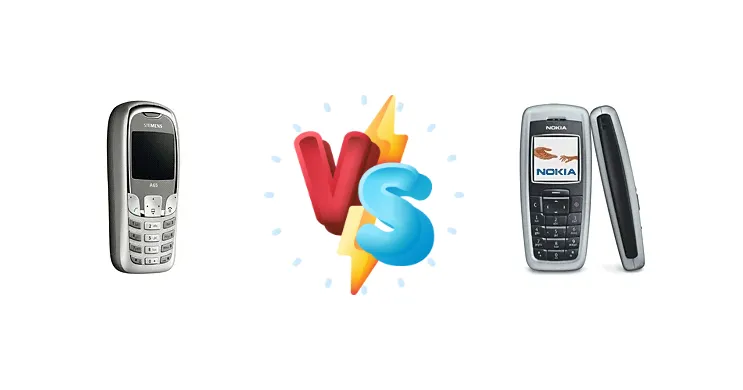 Siemens A65 vs Nokia 2600
