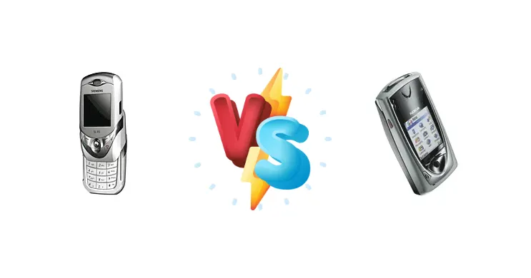 Siemens SL65 vs Nokia 7650