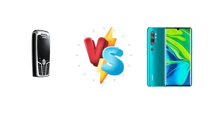 Siemens S65 vs Xiaomi Mi Note 10