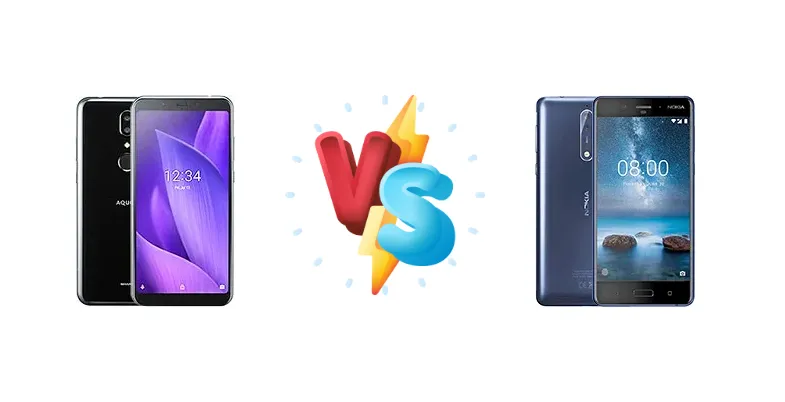 Sharp Aquos V vs Nokia 8