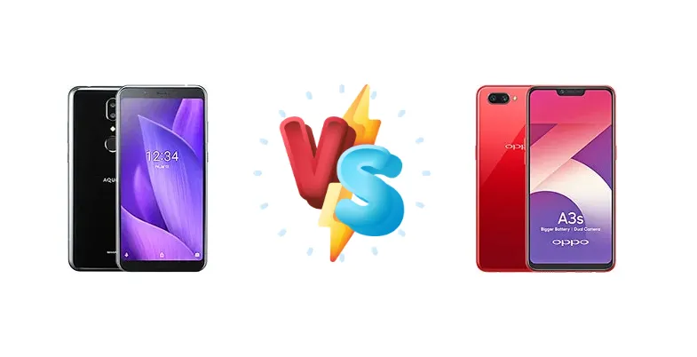 Sharp Aquos V vs Oppo A3s