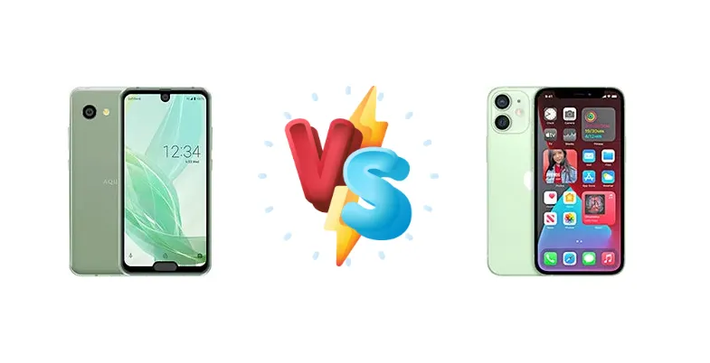 Sharp Aquos R2 compact vs Apple iPhone 12 mini