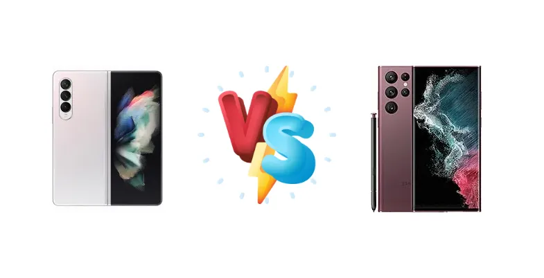 Samsung Galaxy Z Fold3 5G vs Samsung Galaxy S22 Ultra 5G