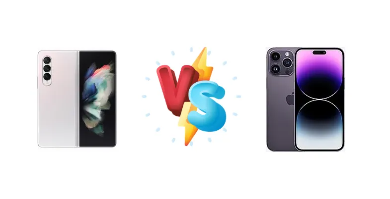 Samsung Galaxy Z Fold3 5G vs Apple iPhone 14 Pro Max
