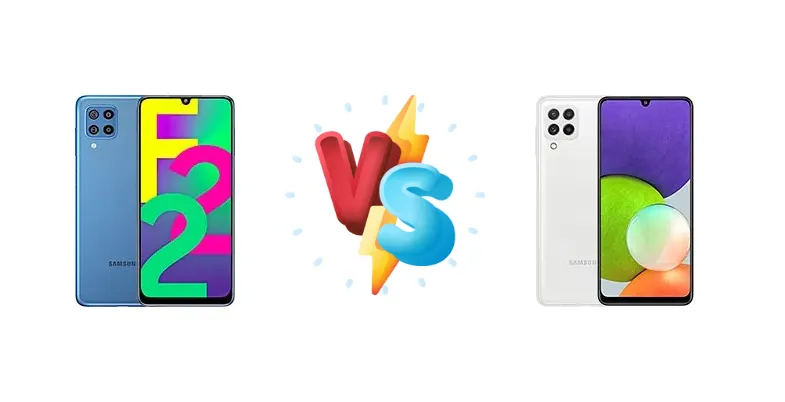 Samsung Galaxy F22 vs Samsung Galaxy A22