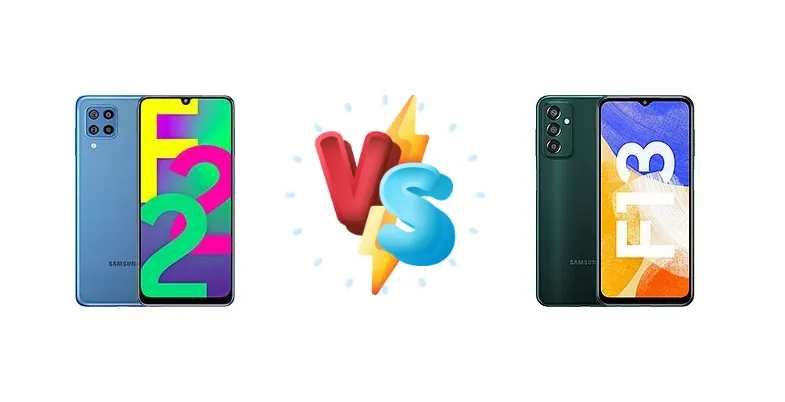 Samsung Galaxy F22 vs Samsung Galaxy F13