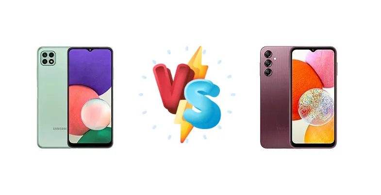 Samsung Galaxy A22 5G vs Samsung Galaxy A14