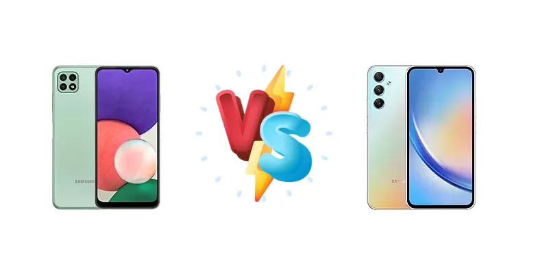 Samsung Galaxy A22 5G vs Samsung Galaxy A34