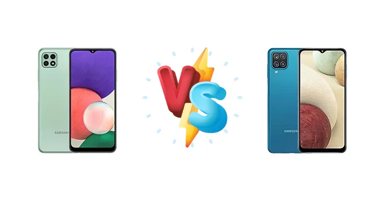 Samsung Galaxy A22 5G vs Samsung Galaxy A12