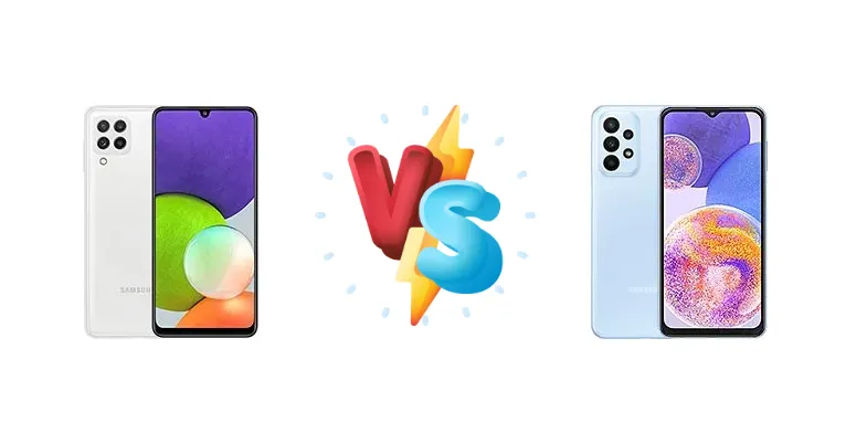 Samsung Galaxy A22 vs Samsung Galaxy A23