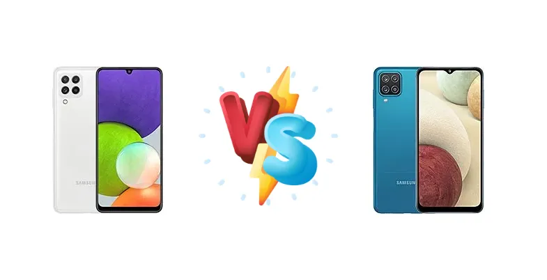 Samsung Galaxy A22 vs Samsung Galaxy A12