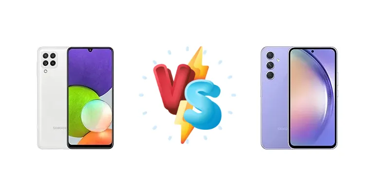 Samsung Galaxy A22 vs Samsung Galaxy A54