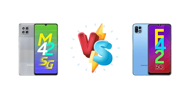 Samsung Galaxy M42 5G vs Samsung Galaxy F42 5G
