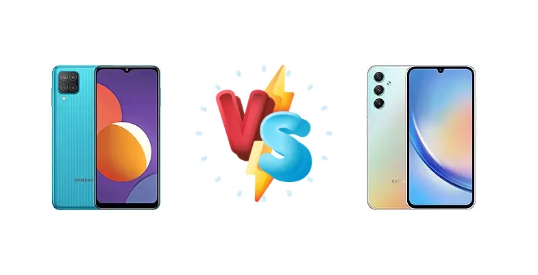 Samsung Galaxy M12 vs Samsung Galaxy A34