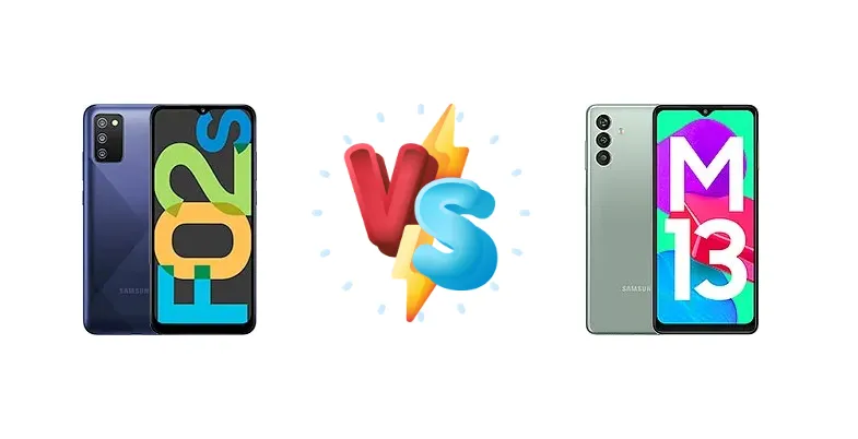 Samsung Galaxy F02s vs Samsung Galaxy M13 (India)