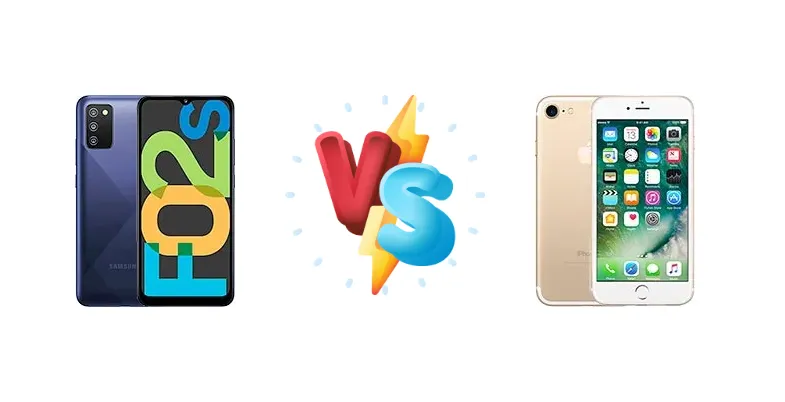 Samsung Galaxy F02s vs Apple iPhone 7