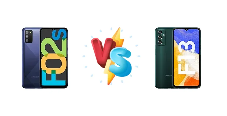 Samsung Galaxy F02s vs Samsung Galaxy F13