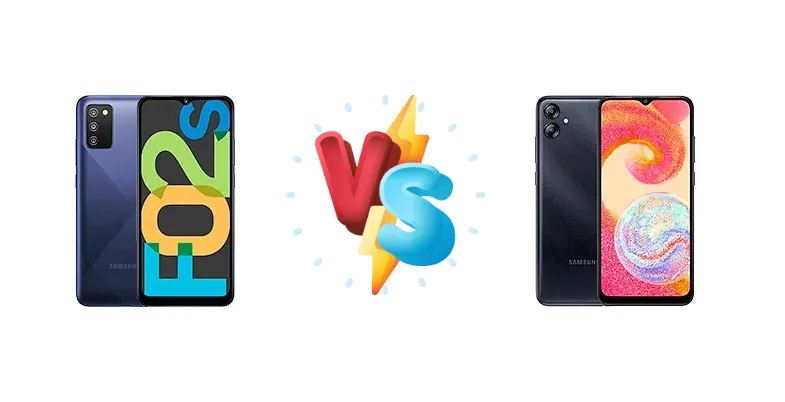 Samsung Galaxy F02s vs Samsung Galaxy M04