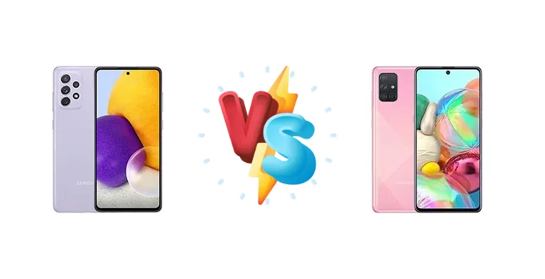 Samsung Galaxy A72 vs Samsung Galaxy A71