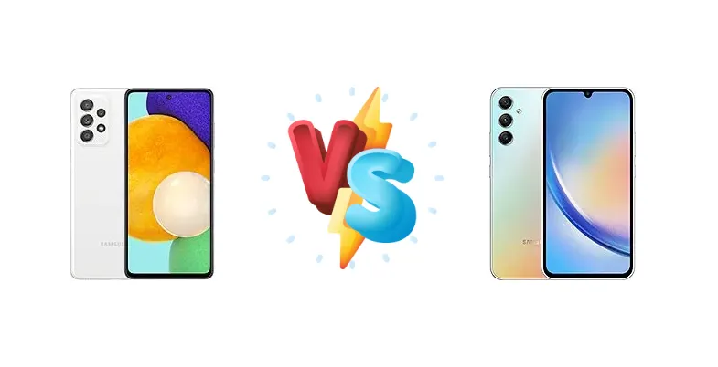 Samsung Galaxy A52 5G vs Samsung Galaxy A34
