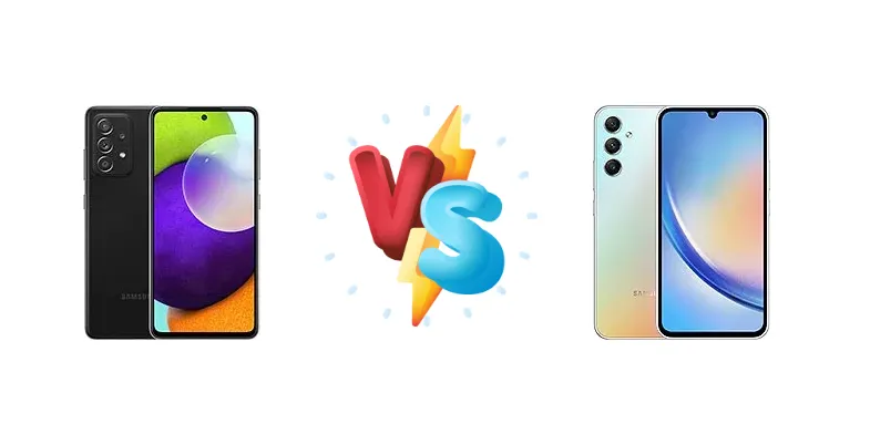 Samsung Galaxy A52 vs Samsung Galaxy A34