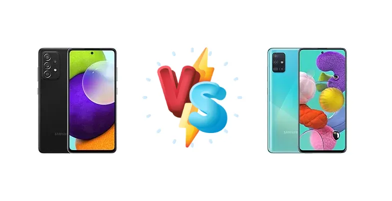 Samsung Galaxy A52 vs Samsung Galaxy A51