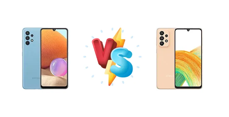 Samsung Galaxy A32 vs Samsung Galaxy A33 5G