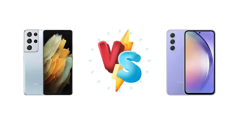 Samsung Galaxy S21 Ultra vs A54: Flagship Power or Mid-Range Value?
