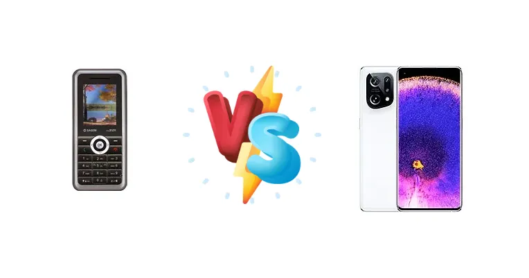 Sagem my312x vs Oppo Find X5