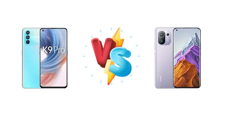 Oppo K9 Pro vs Xiaomi Mi 11 Pro