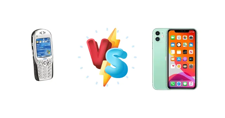 Retro Tech vs. Modern Mainstream: Qtek 8080 vs. Apple iPhone 11