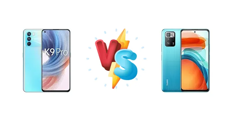 Oppo K9 Pro vs Xiaomi Redmi Note 10 Pro (China)
