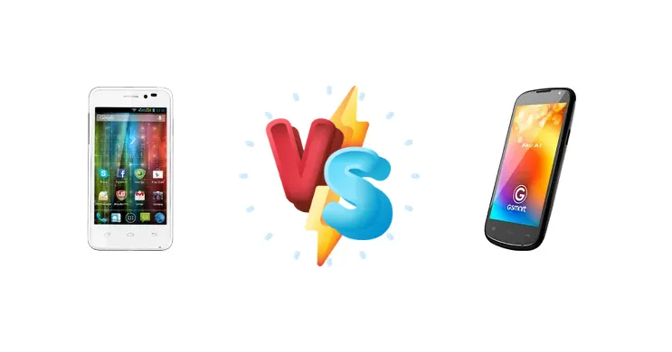 Prestigio MultiPhone 5400 Duo vs Gigabyte GSmart Aku A1
