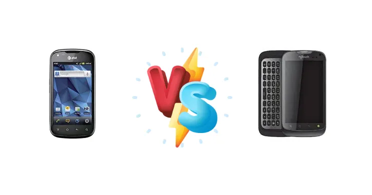 Pantech Burst vs T-Mobile myTouch qwerty