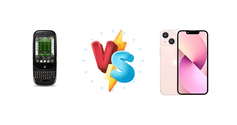 Palm Pre vs Apple iPhone 13 mini