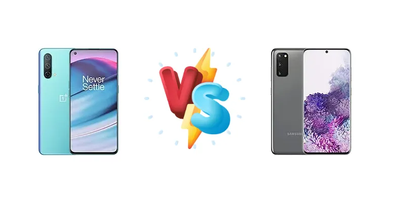 OnePlus Nord CE 5G vs Samsung Galaxy S20